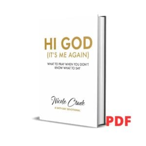 Hi God : it's me again- Nicole Crank